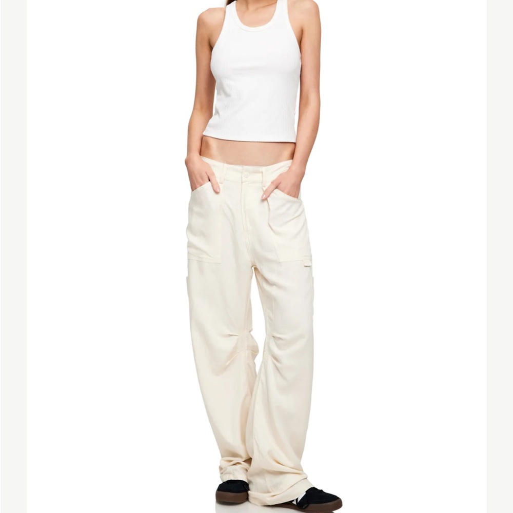 Lioness MIAMI VICE LINEN PANT OFF WHITE
